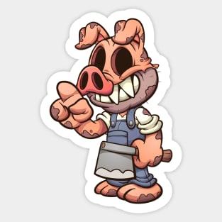 Butcher Pig Sticker